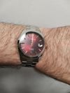 Customer picture of Bulova Men's Surveyor (39mm) Red Dial / Stainless Steel Bracelet 98B422