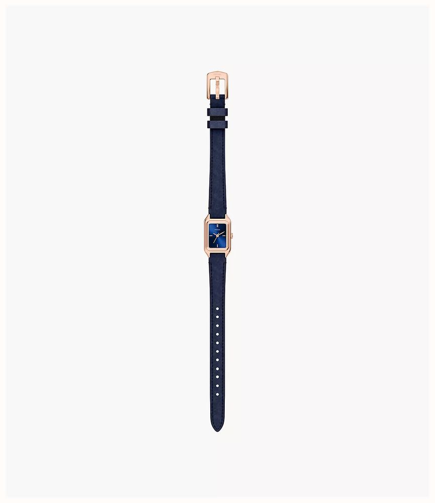 Fossil Raquel 18 mm Three-Hand Blue Leather ES5532 - alternative Ansicht 6