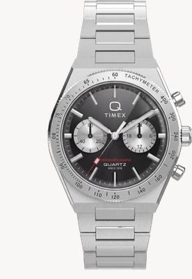 Timex Q Timex Continental Chronograph 36mm Stainless Steel Bracelet TW2Y93200
