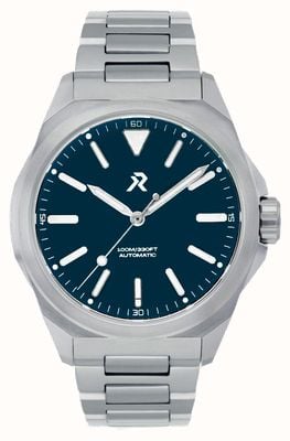 RZE Resolute Pro Automatic Stratos (40mm) Blue Enamel Dial / UltraHex Titanium Bracelet RES-40-STRATOS