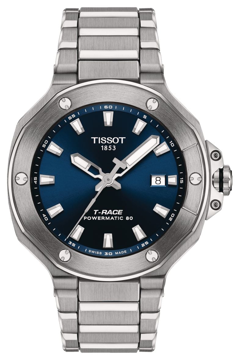 Tissot T-race powermatic 80 (41 mm) cadran bleu soleil / montre