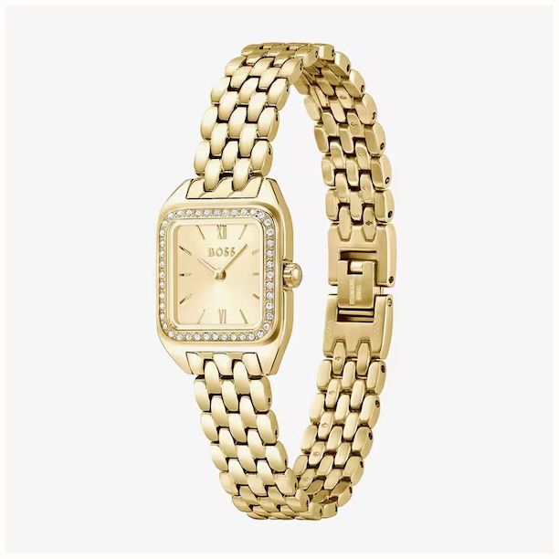 BOSS Mae Petite 22mm Gold Dial Ladies BOSS Watch 1502883 - vista alternativa 2