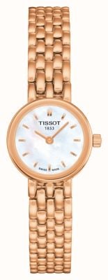 Tissot Mooie roségouden pvd-vergulde zwabberwijzerplaat voor dames T0580093311100
