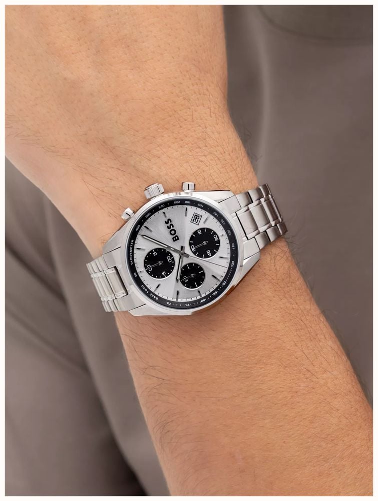 BOSS Men's 38mm Stainless Steel Silver Dial Grand Prix Touring Watch 1514362 - alternative Ansicht 5