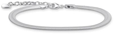 Thomas Sabo Women's Sterling Silver Snake Chain Bracelet A2169-001-21-L19V