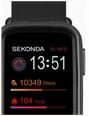 Sekonda Track Smartwatch (26mm) Digital Display / Black Silicone Strap 30171 - vista alternativa 2