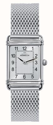 Herbelin Часы в стиле ар-деко с миланским сетчатым браслетом 17478/22BM