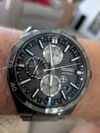 Customer picture of Seiko アストロン「ナイトスカイブラック」5倍GPSソーラーデュアルタイムクロノグラフ（44.1mm）ブラックダイヤル/チタンブレスレット SSH179J1