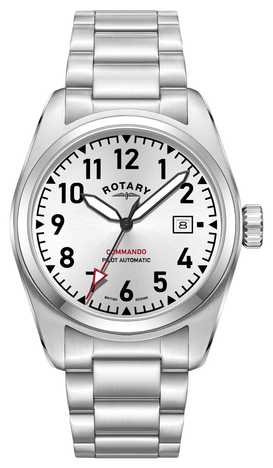 Rotary pilote automatique Commando (42 mm) cadran montre