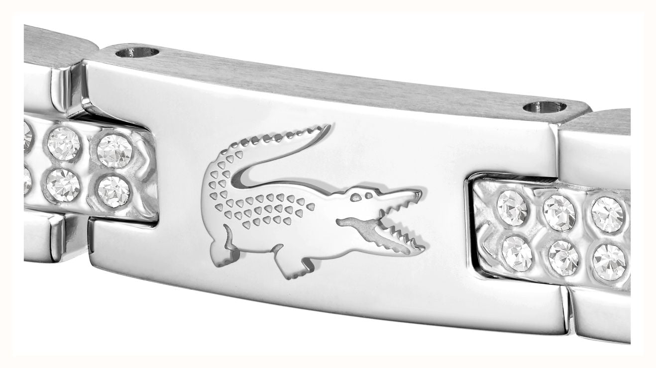 Lacoste Metropole Stainless Steel Bracelet With Crystals 2040670 - alternative Ansicht 2