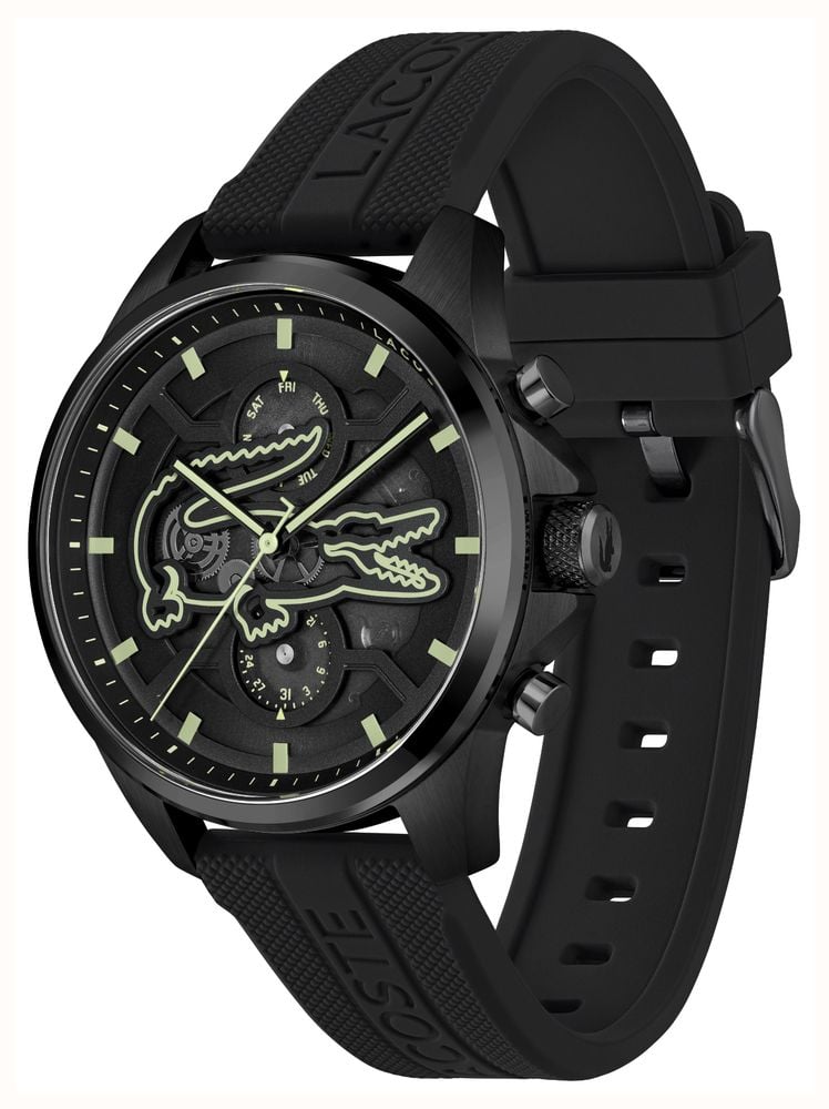 Lacoste Arthor Skeleton Black silicone Watch 2011537 - alternate view 2