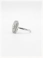 1.06ct Round Brilliant Natural Diamond 18ct White Gold Cluster Ring SL8858(WG) - alternate view 2