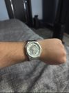 Customer picture of HUGO Men's #Grail Skeleton (44mm) Silver Dial / Stainless Steel Bracelet 1530377