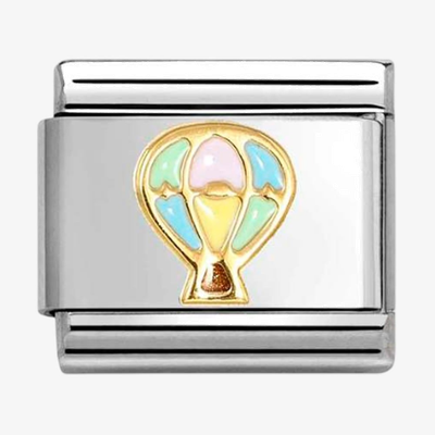 Nomination Classic Hot Air Balloon 18ct Gold Charm 030285/66