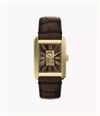 Fossil Carraway 30 mm Automatic Brown Croco Leather Watch ME3281
