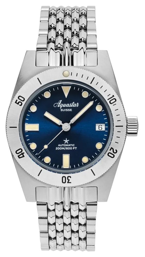 Aquastar ModÃ¨le 60 Ã©dition limitÃ©e bleu acier (37 mm) montre