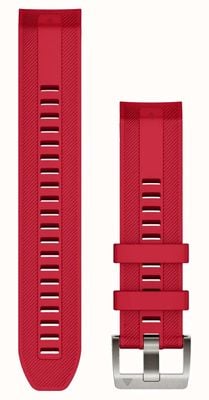 Garmin Solo cinturino per orologio Quickfit® 22 marq - cinturino in silicone rosso plasma 010-13225-03