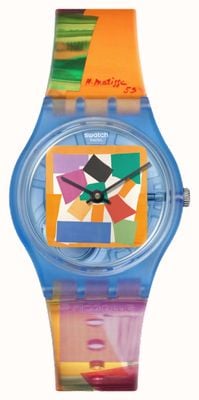 X tate - la lumaca di Matisse - viaggio artistico con Swatch SO28Z127C