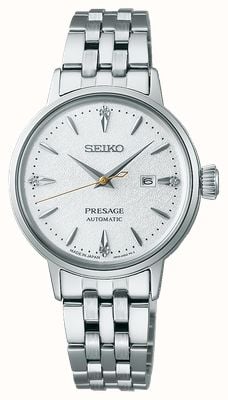 Seiko Presage ‘hot buttered rum’ diamant-bezette 30mm cocktailtijd SRE017J1
