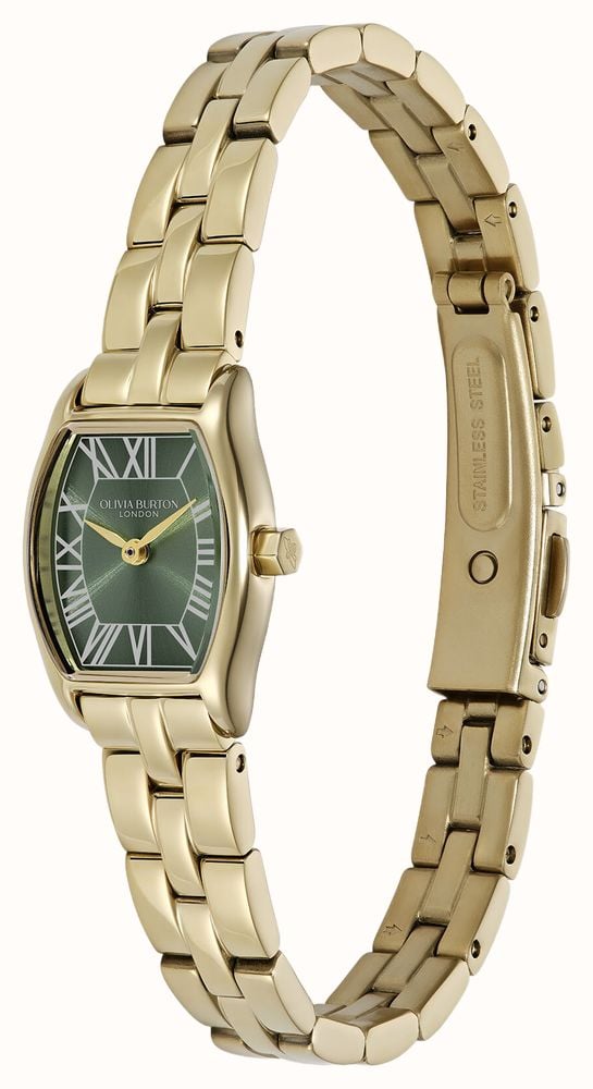 Olivia Burton 18mm Cambridge Forest Green Dial / Gold Bracelet 24000390 - 別ビュー 2