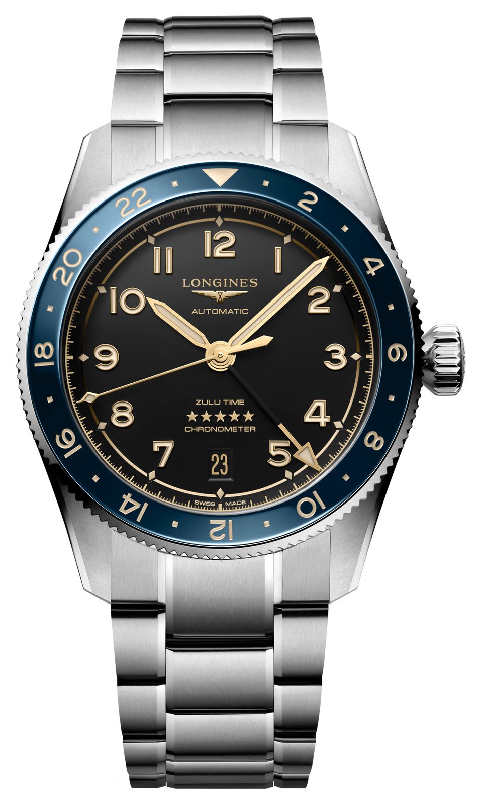 LONGINES automatique Spirit Zulu Time GMT (39 mm) montre