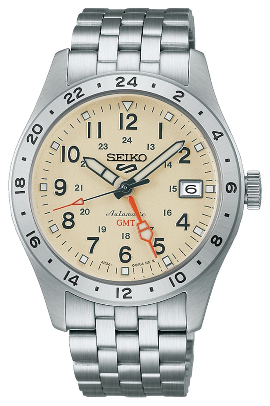 Seiko 5 Sports Field GMT Automatique (39,4mm) Cadran sable montre