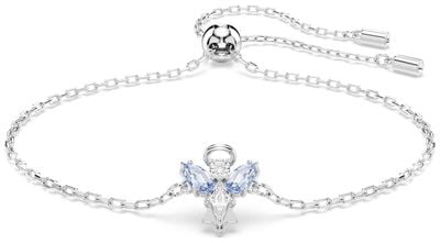 Swarovski Magic Bracelet, Angel, Blue, Rhodium Plated M 5734263