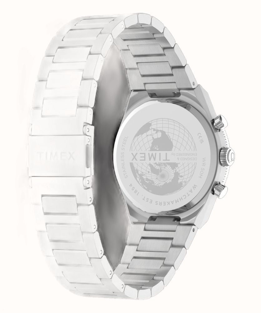 Timex Q Timex Continental Chronograph 36mm Stainless Steel Bracelet TW2Y93200 - 备用视图 5