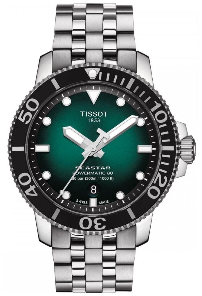 Tissot Seastar 1000 | powermatic 80 | cadran vert | montre