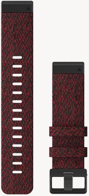 Garmin QuickFit 22 Watch Strap Only, Heathered Red Nylon 010-12863-06