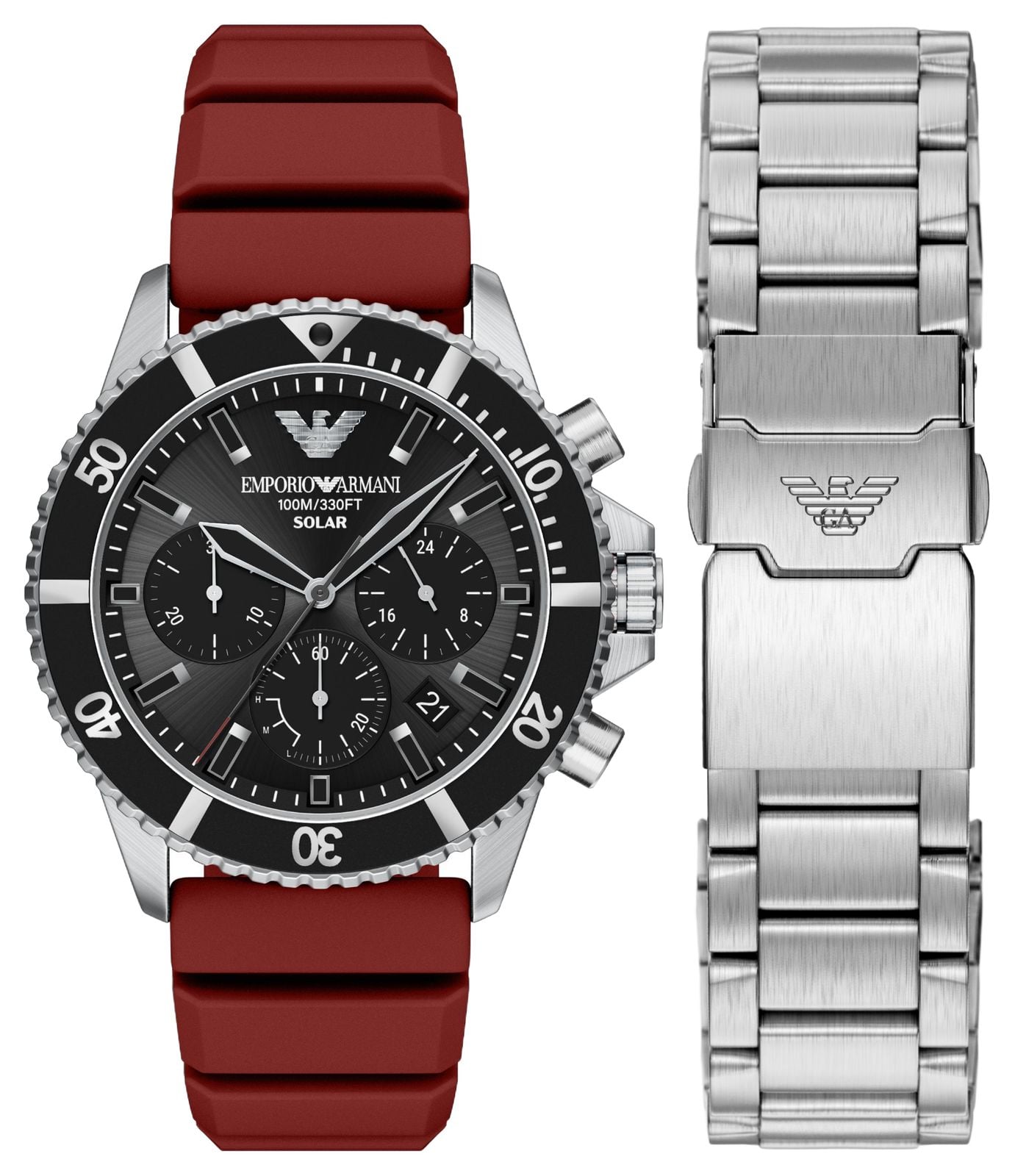 Emporio Armani ChronomÃ¨tre explorateur du monde (43mm) montre