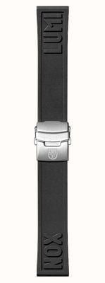 Luminox Bracelet en caoutchouc véritable à découper sur mesure - noir - 24 mm - boucle en acier (bracelet uniquement) FPX.2406.21Q.K