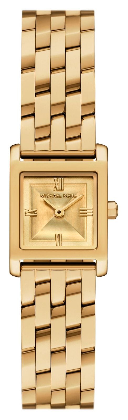 Michael Kors Georgie carrÃ©e (19 mm) avec cadran dor montre