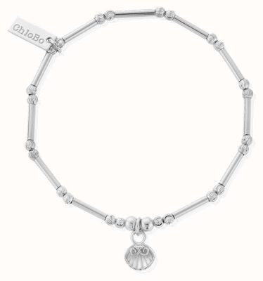 ChloBo Dainty Moon Cut Sparkle Travel Seeker Bracelet SBMCTN3402