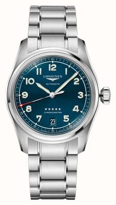 LONGINES Spirit Automatic (37mm) Blue Sunray Dial / Stainless Steel Bracelet L34104936