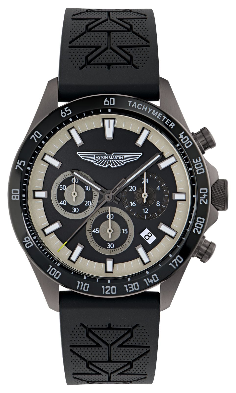Aston Martin SPT Icon Quartz Chronograph 44mm Black Dial Watch