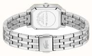 Lacoste Parisienne Quartz (22.8x27mm) Silver Sunray Dial / Stainless Steel Bracelet 2001518 - alternatieve weergave 3