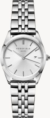 Rosefield Ace xs (29 mm) quadrante argento / bracciale in acciaio inossidabile ASSSS-A20