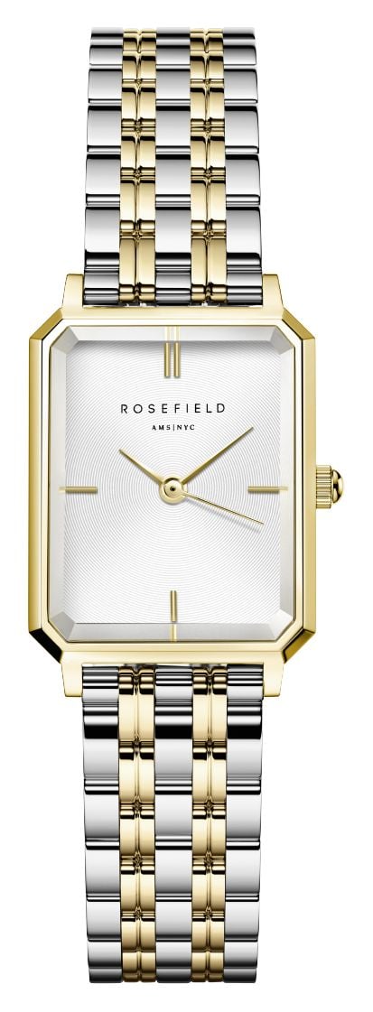 Rosefield Octagon XS - coffret cadeau (19,5 mm) cadran blanc montre