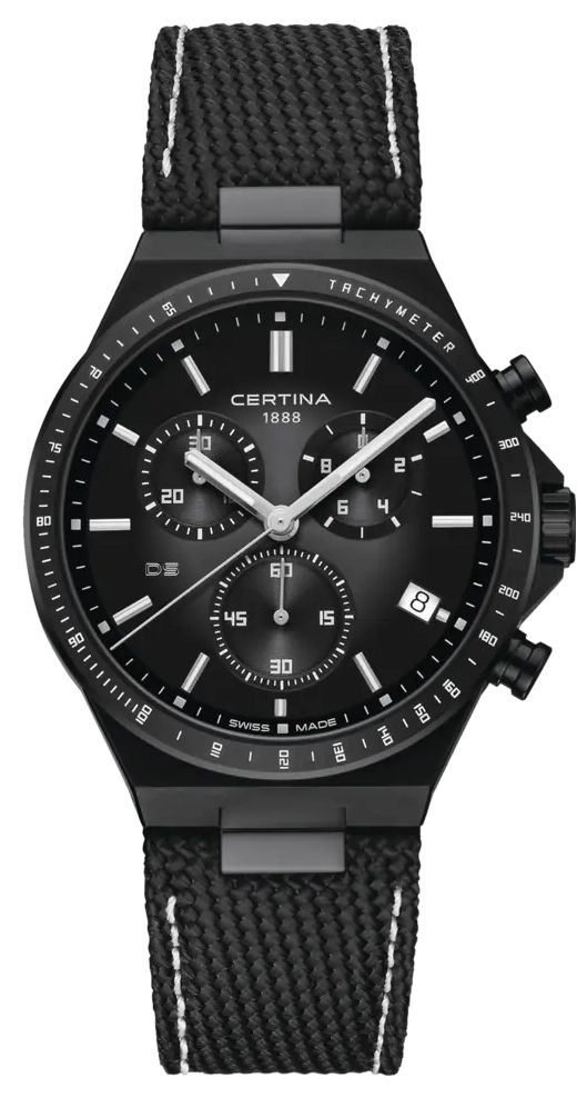 Certina Chronographe DS-7 (41mm) cadran gris / bracelet montre