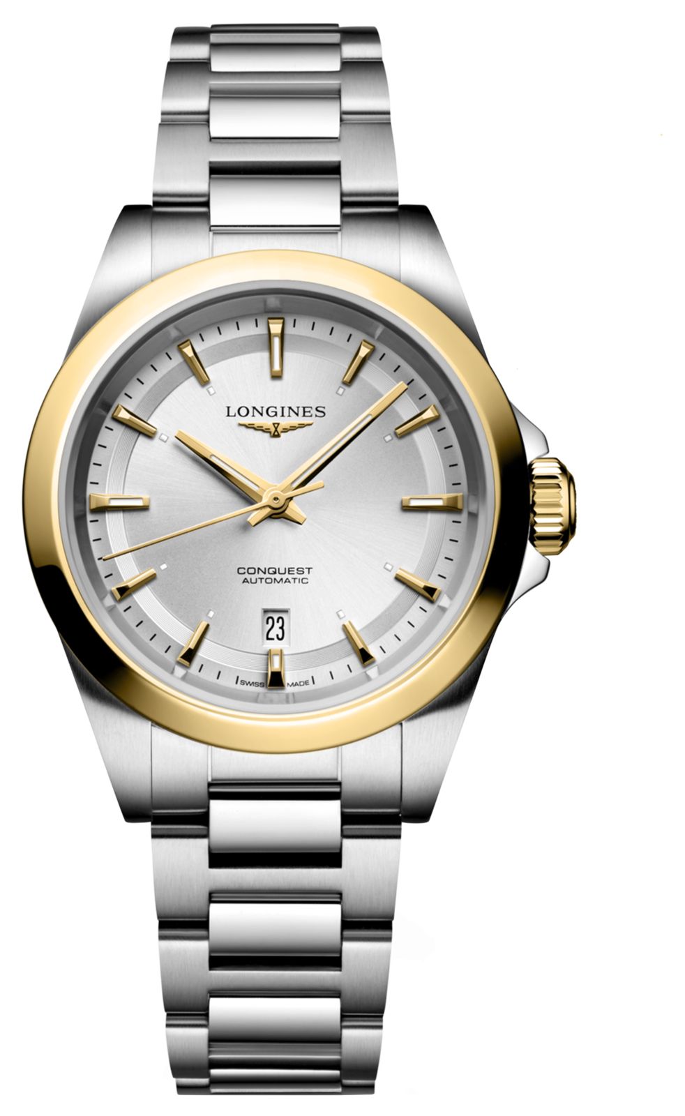 LONGINES Conquest automatique 18k (30 mm), cadran argentÃ© montre