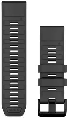 Garmin Quickfit® 26 表带（26 毫米）石墨硅胶 010-13393-07
