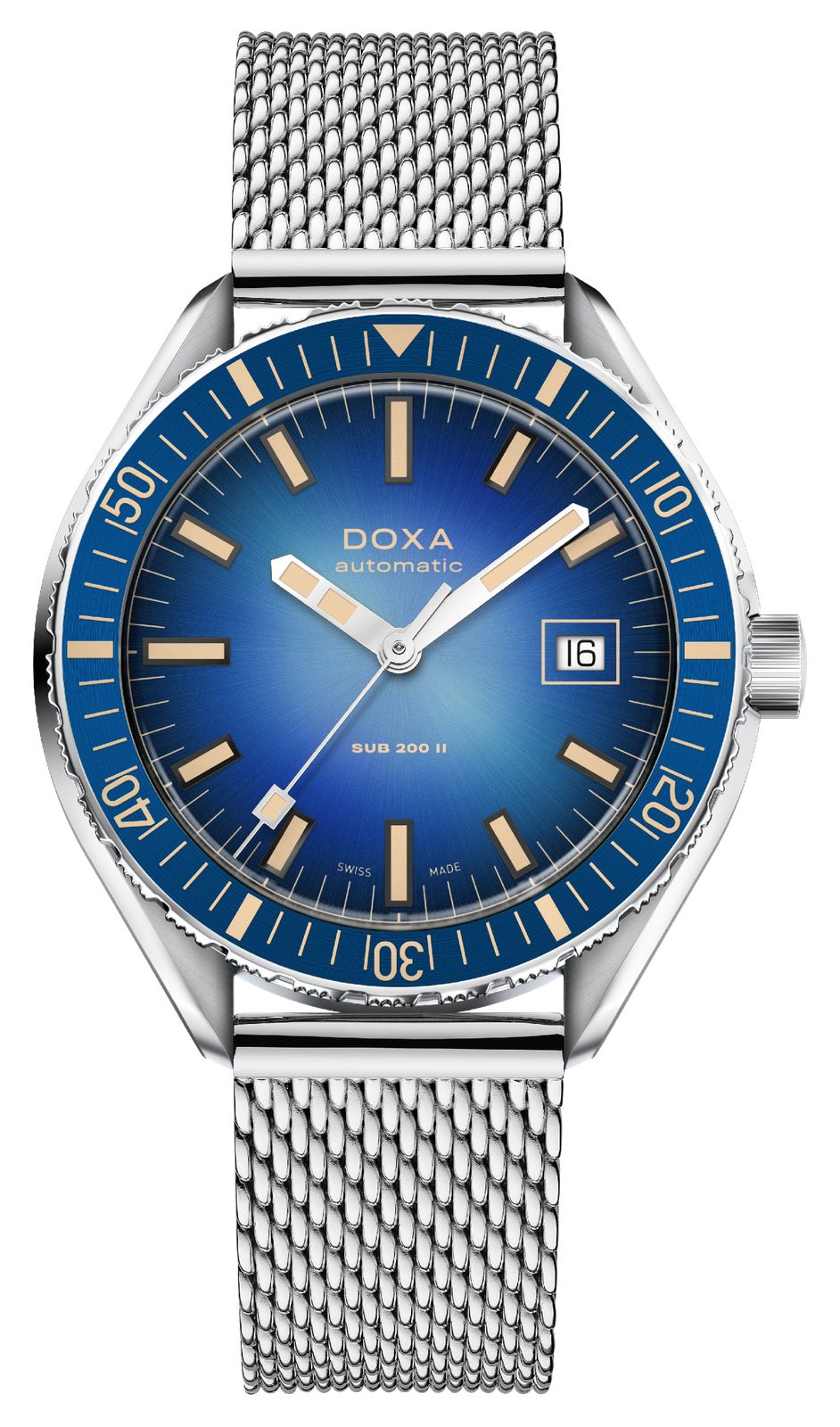 DOXA Sub 200 II Caribbean (44 mm) cadran bleu dÃ©gradÃ© / montre