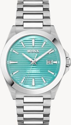 BOSS Men's Strike (41mm) Light Blue Dial / Stainless Steel Bracelet 1514171
