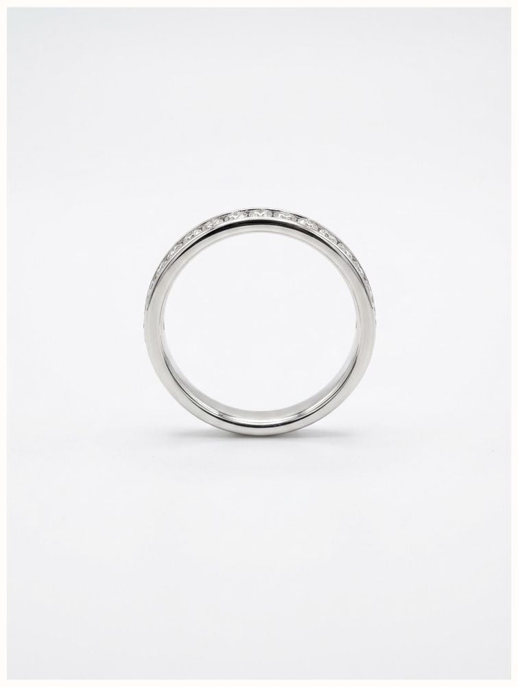 Platinum .33ct H SI Dia Eternity Channel Set Ring HET100023/PLAT - alternate view 3