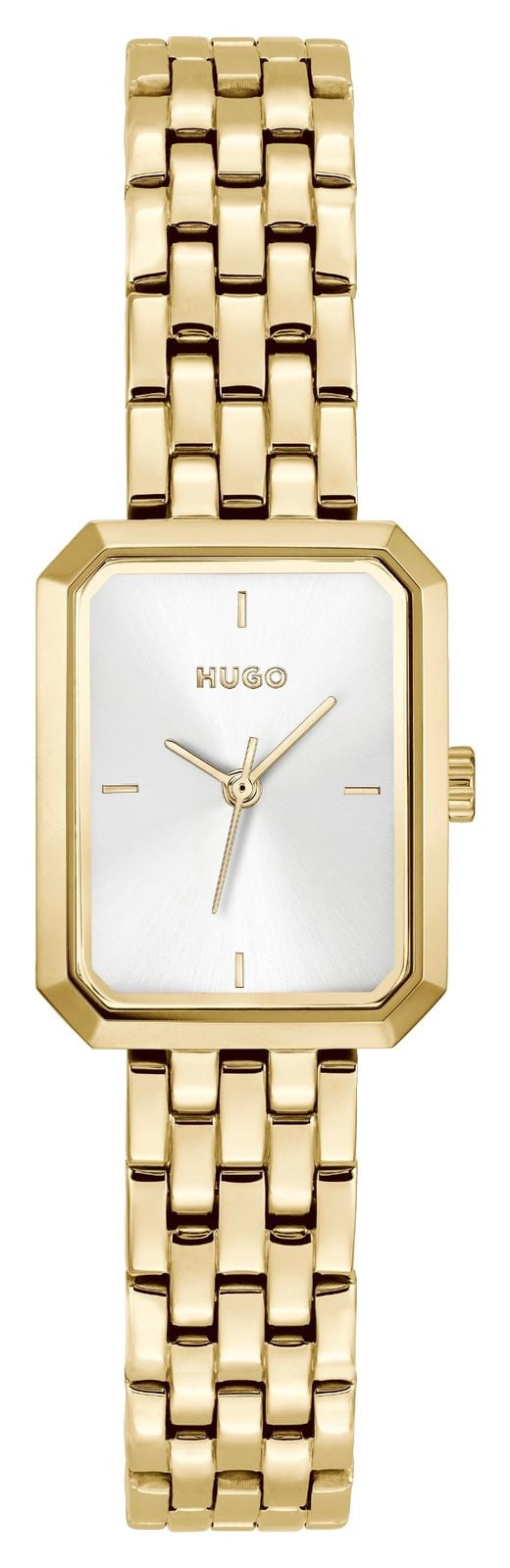 HUGO #cosy (21 mm) cadran argentÃ© / bracelet en acier montre