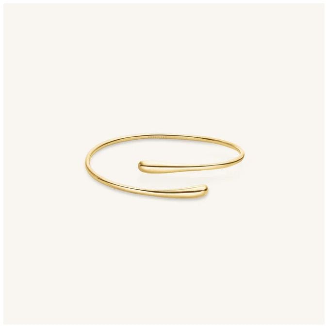 Rosefield Jewellery Bracelet jonc motif contrariÃ© plaquÃ© bijoux