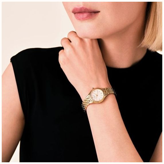 Rosefield Ladies Muse White Dial Golden Bracelet MUWGSG-MU01 - alternate view 5