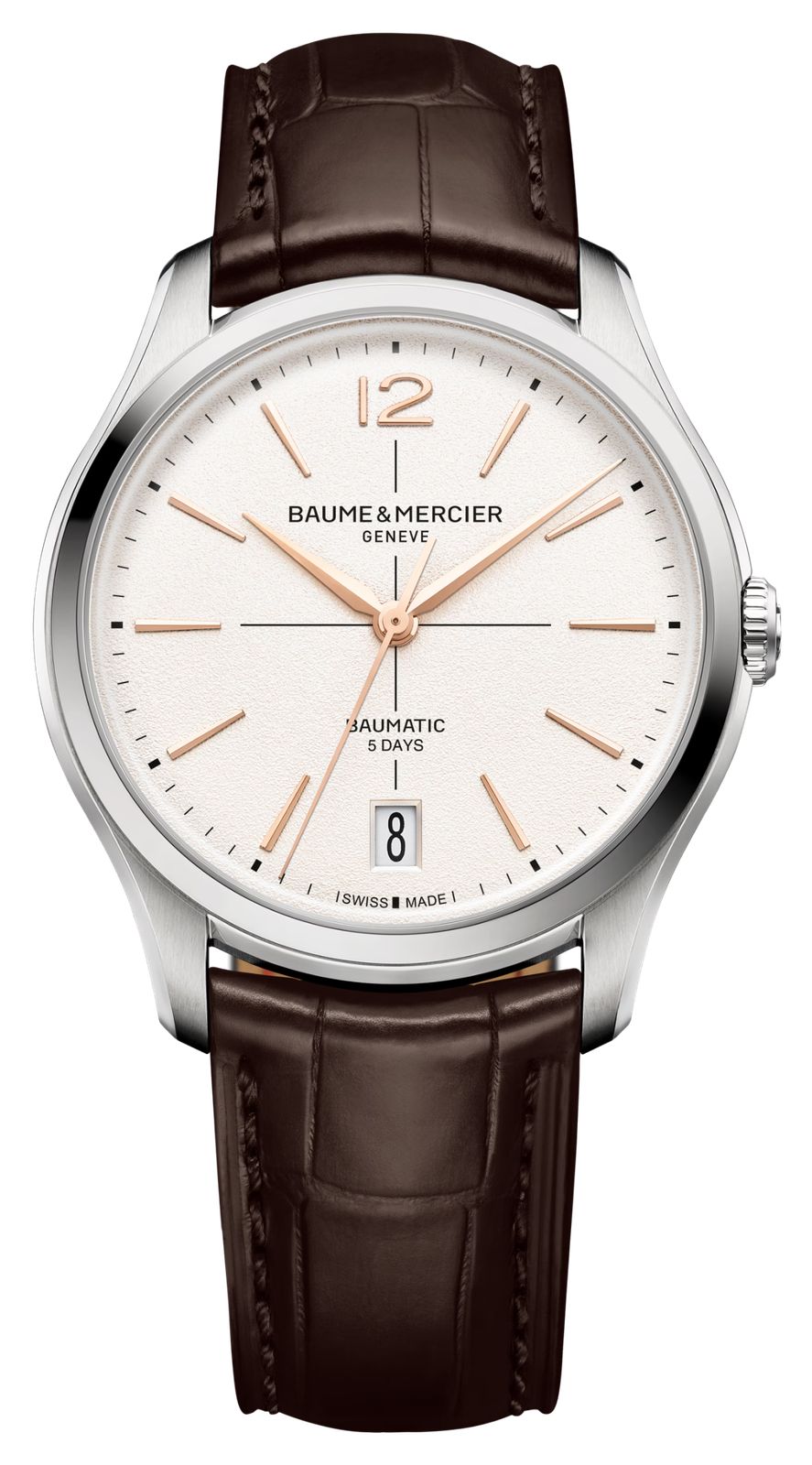 Baume & Mercier Clifton Baumatic (39 mm) cadran gris montre