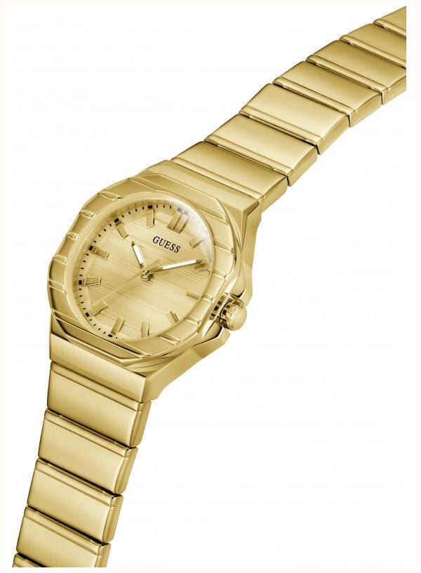 Guess Womens Jaqueline Champagne Sunray Dial Gold-Tone Stainless Steel Bracelet GW1110L2 - alternative Ansicht 5